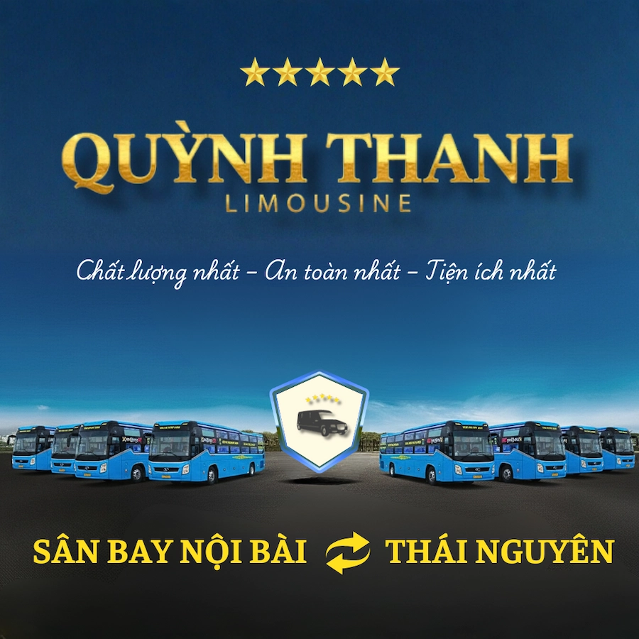 Đặt xe sân bay Nội Bài ⇆ Thái Nguyên