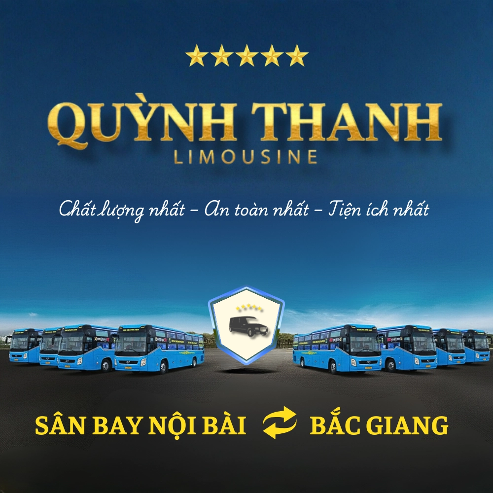 Đặt xe sân bay Nội Bài ⇆ Bắc Giang