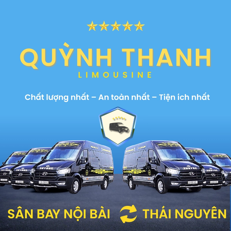 Đặt xe sân bay Nội Bài <-> Thái Nguyên