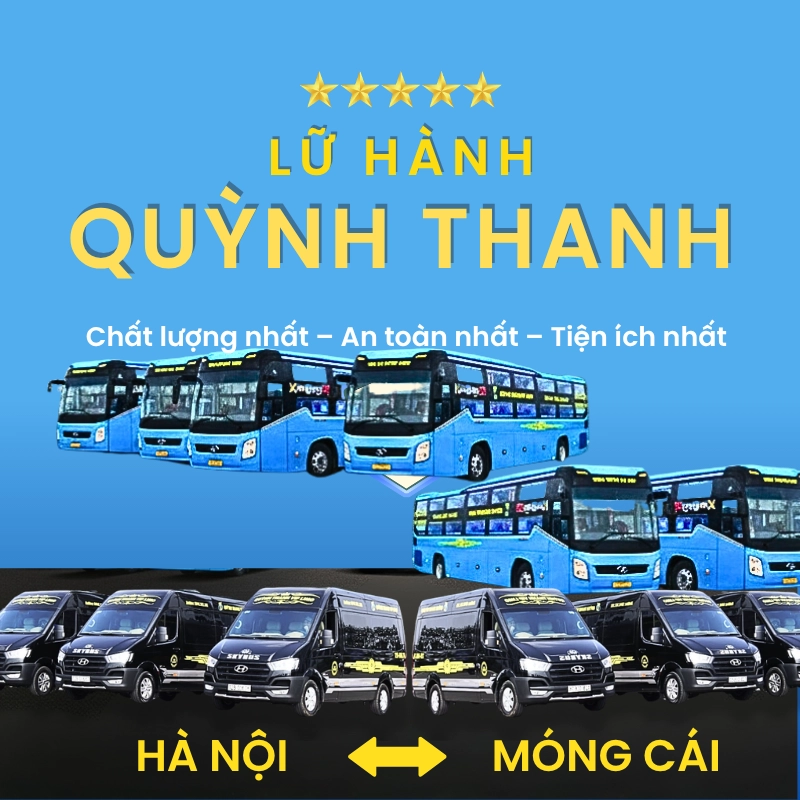 Đặt xe Hà Nội <-> Móng Cái