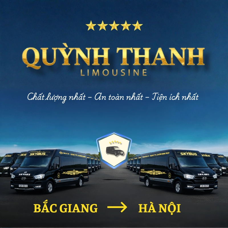Đặt Xe Bắc Giang -> Hà Nội 