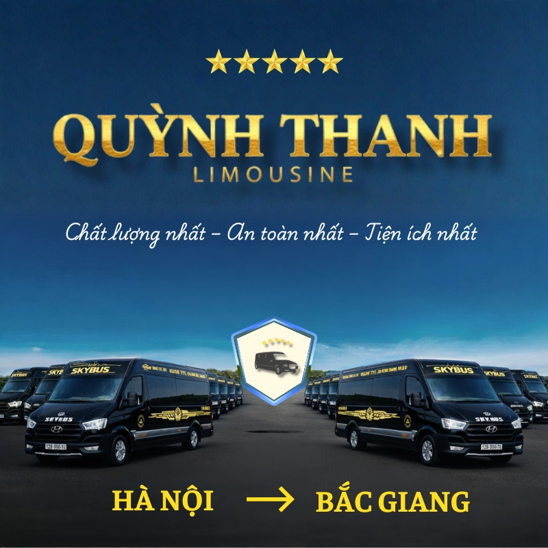 Đặt xe Hà Nội -> Bắc Giang