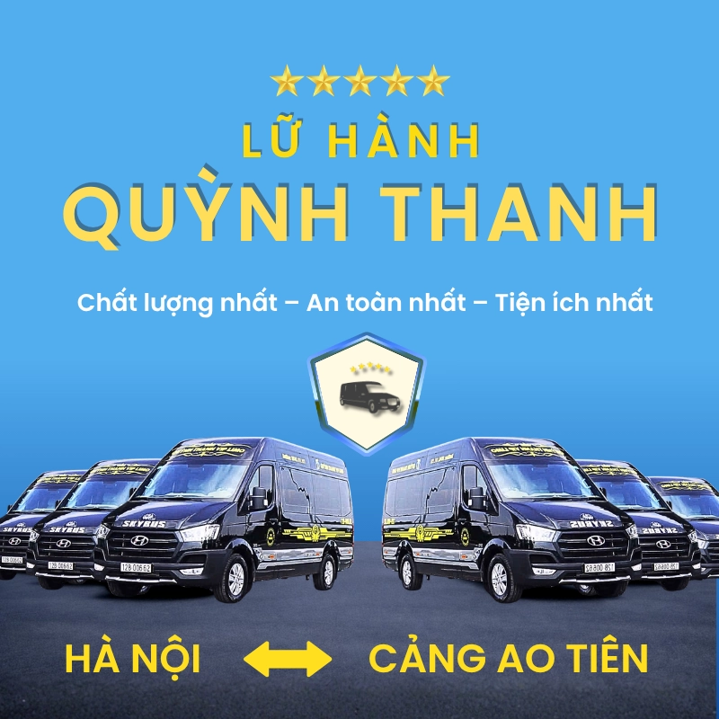 Đặt xe Hà Nội <-> Cảng Ao Tiên