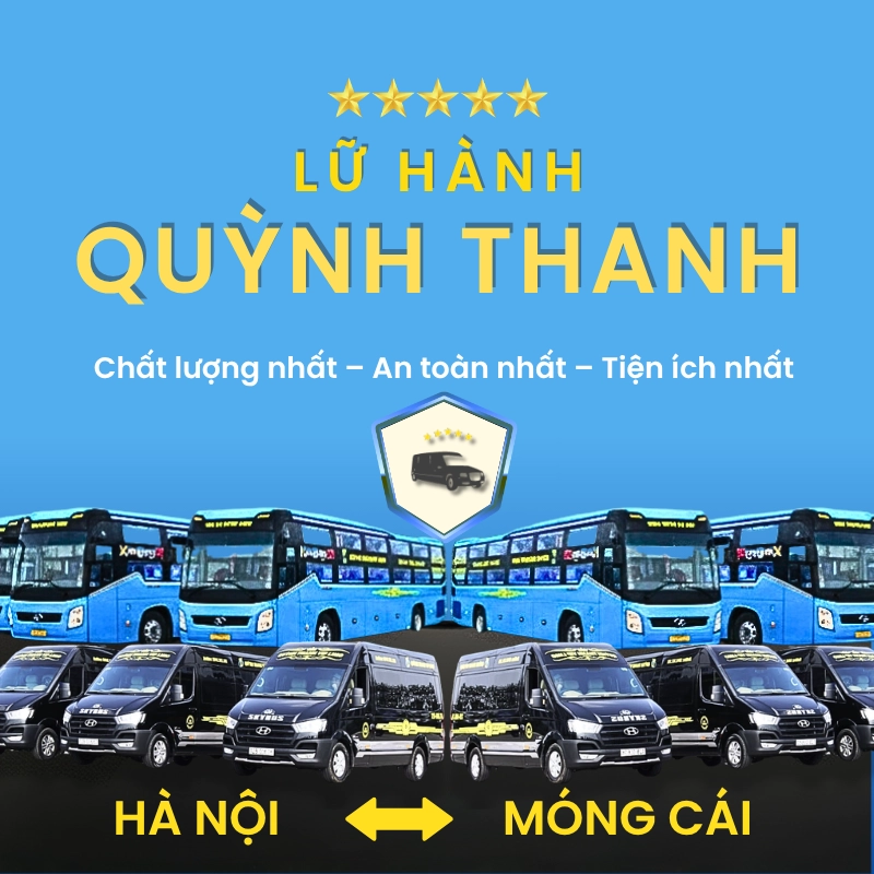 Đặt xe Hà Nội <-> Móng Cái
