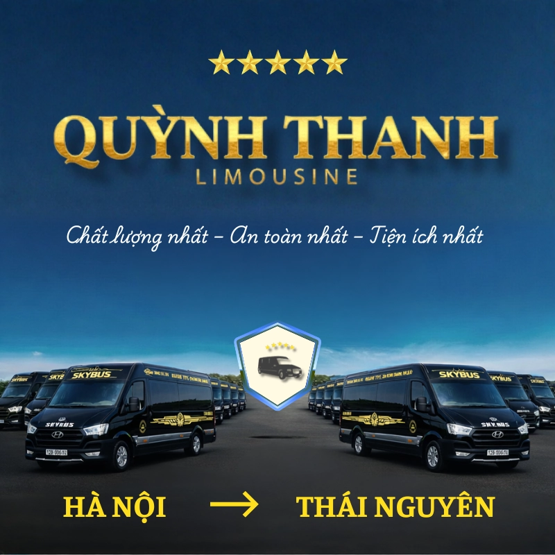 Đặt xe Hà Nội -> Thái Nguyên