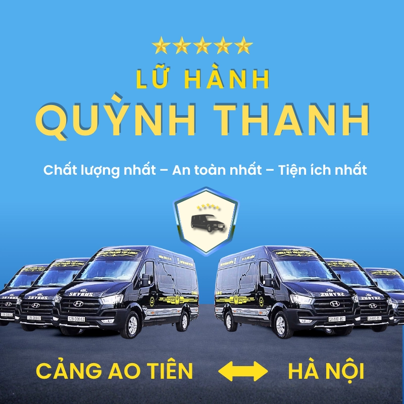 Đặt xe Cảng Ao Tiên <-> Hà Nội