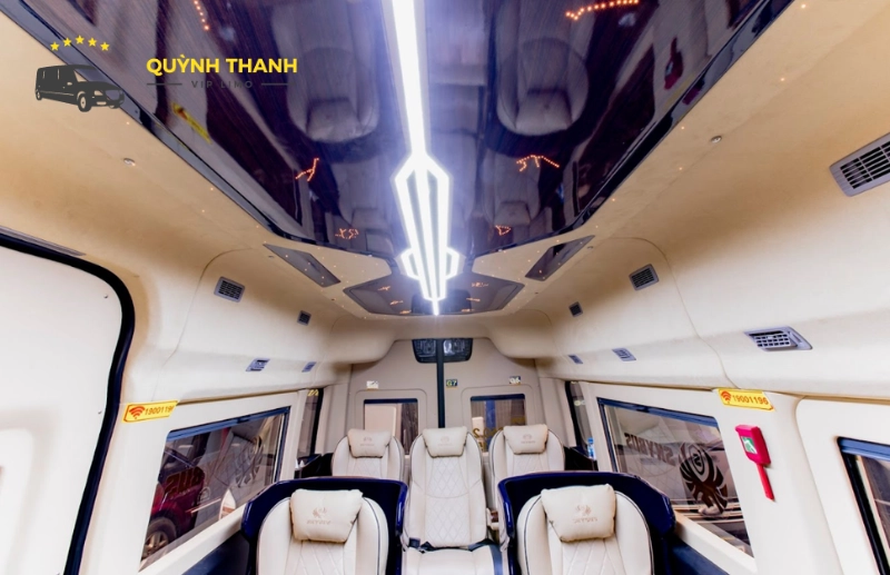 Quỳnh Thanh Limousine sử dụng dòng xe Limousine Vôi Hà Nội VIP 28 ghế