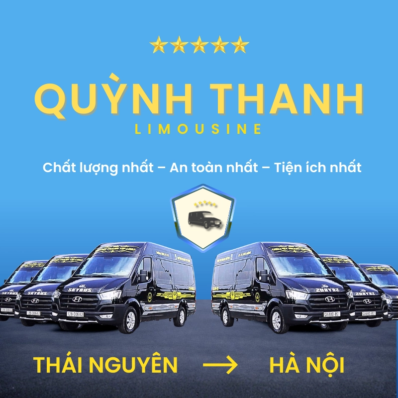 Đặt xe Thái Nguyên -> Hà Nội 