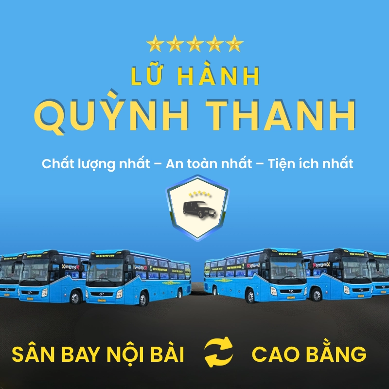 Đặt xe sân bay Nội Bài <-> Cao Bằng