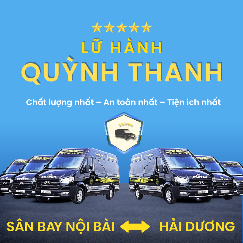 Đặt xe sân bay Nội Bài <-> Hải Dương