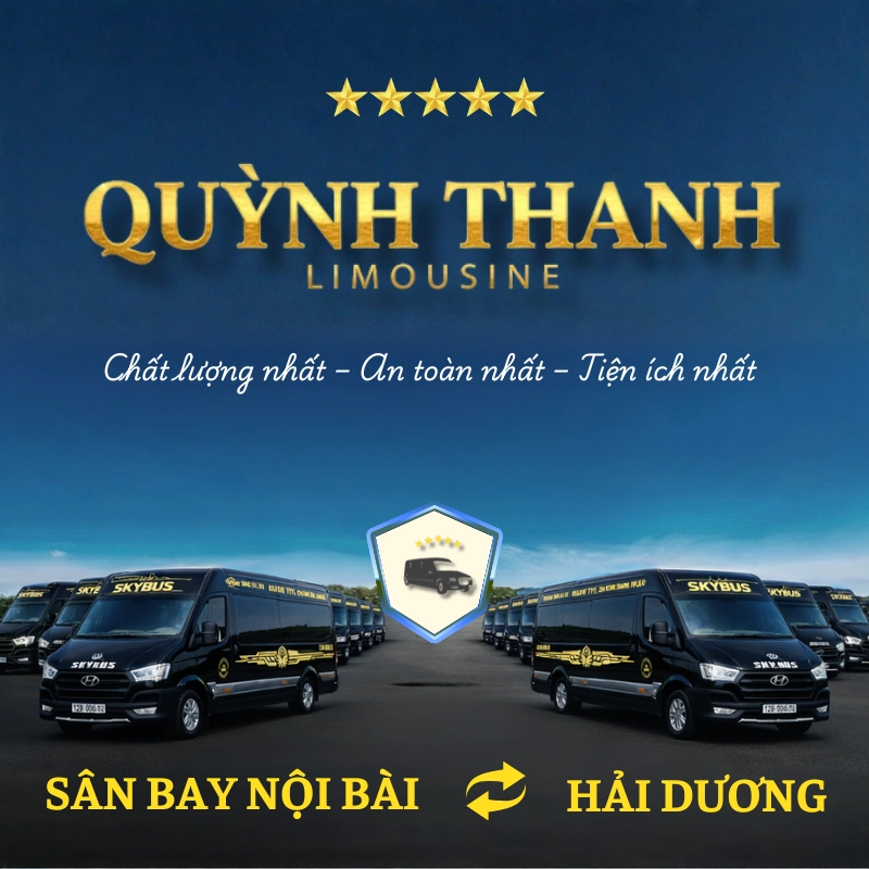Tổng quan lịch trình và giá vé xe Limousine Nội Bài Hải Dương