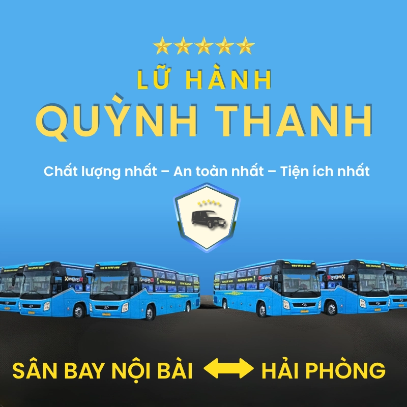 Đặt xe sân bay Nội Bài <-> Hải Phòng